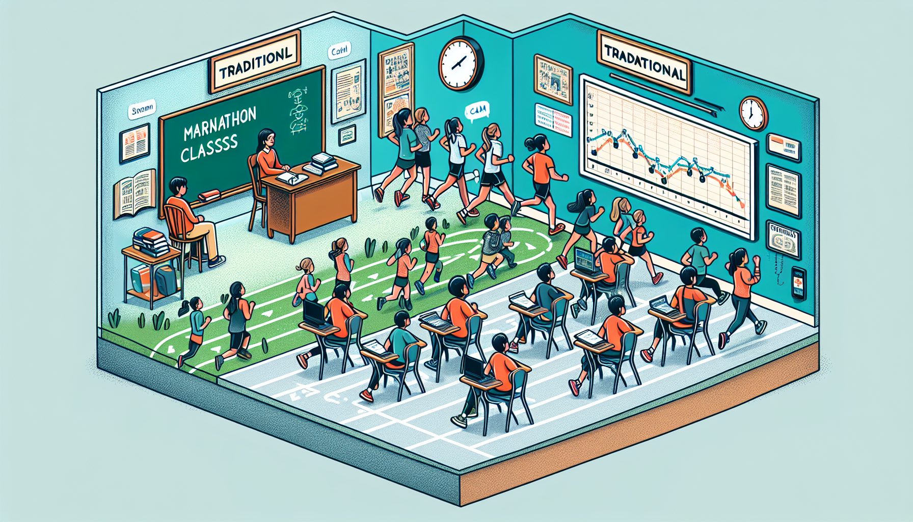 Что отличает марафон от обычных курсов