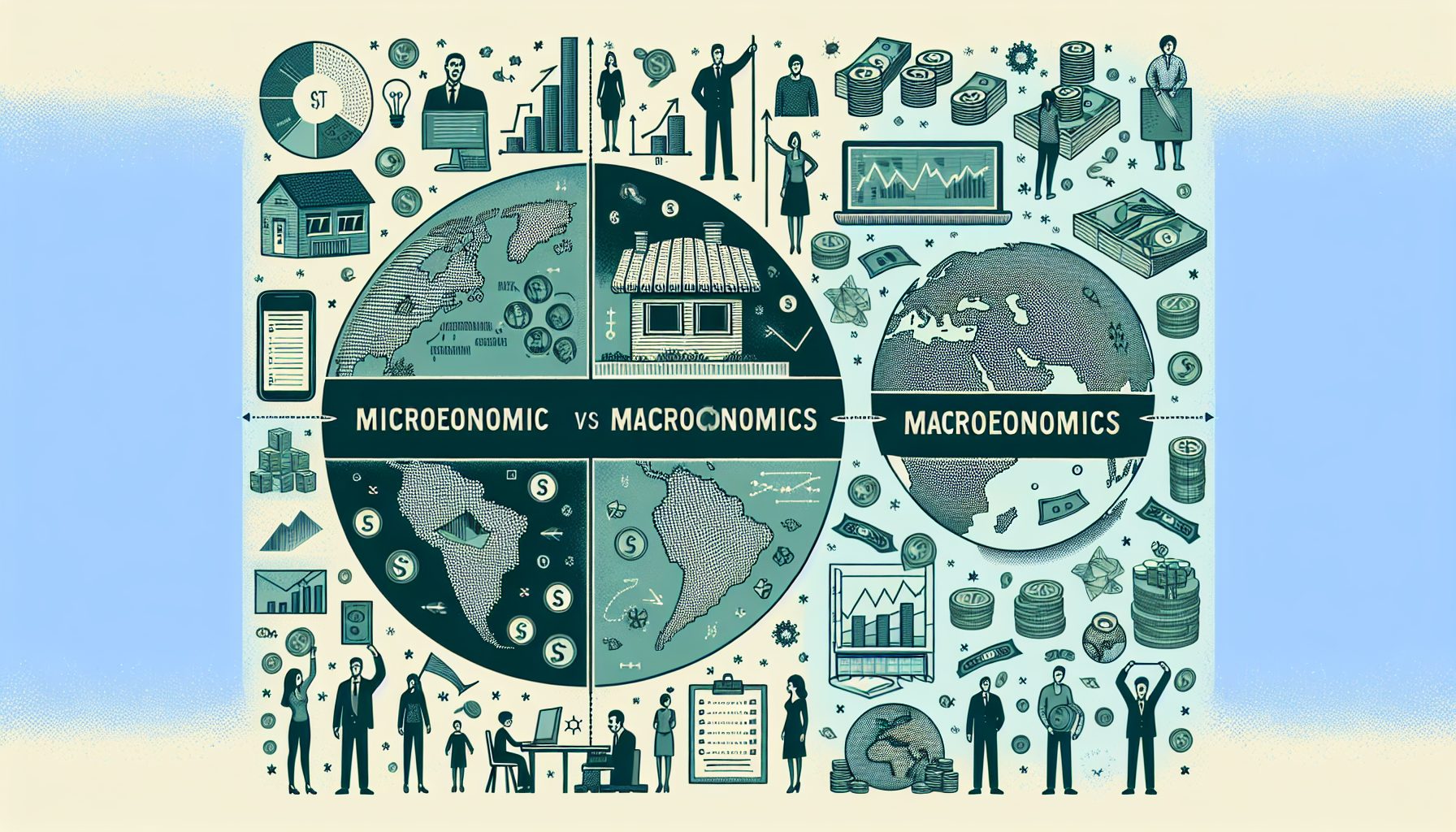 Как отличить микроэкономику от макроэкономики