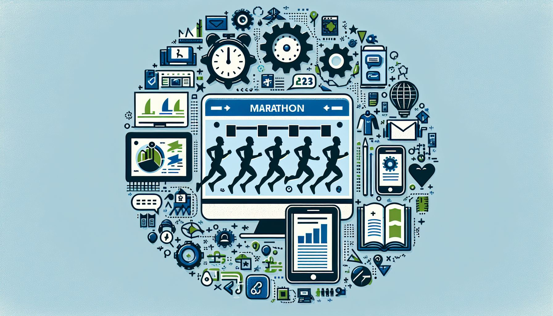 Как устроен онлайн‑марафон