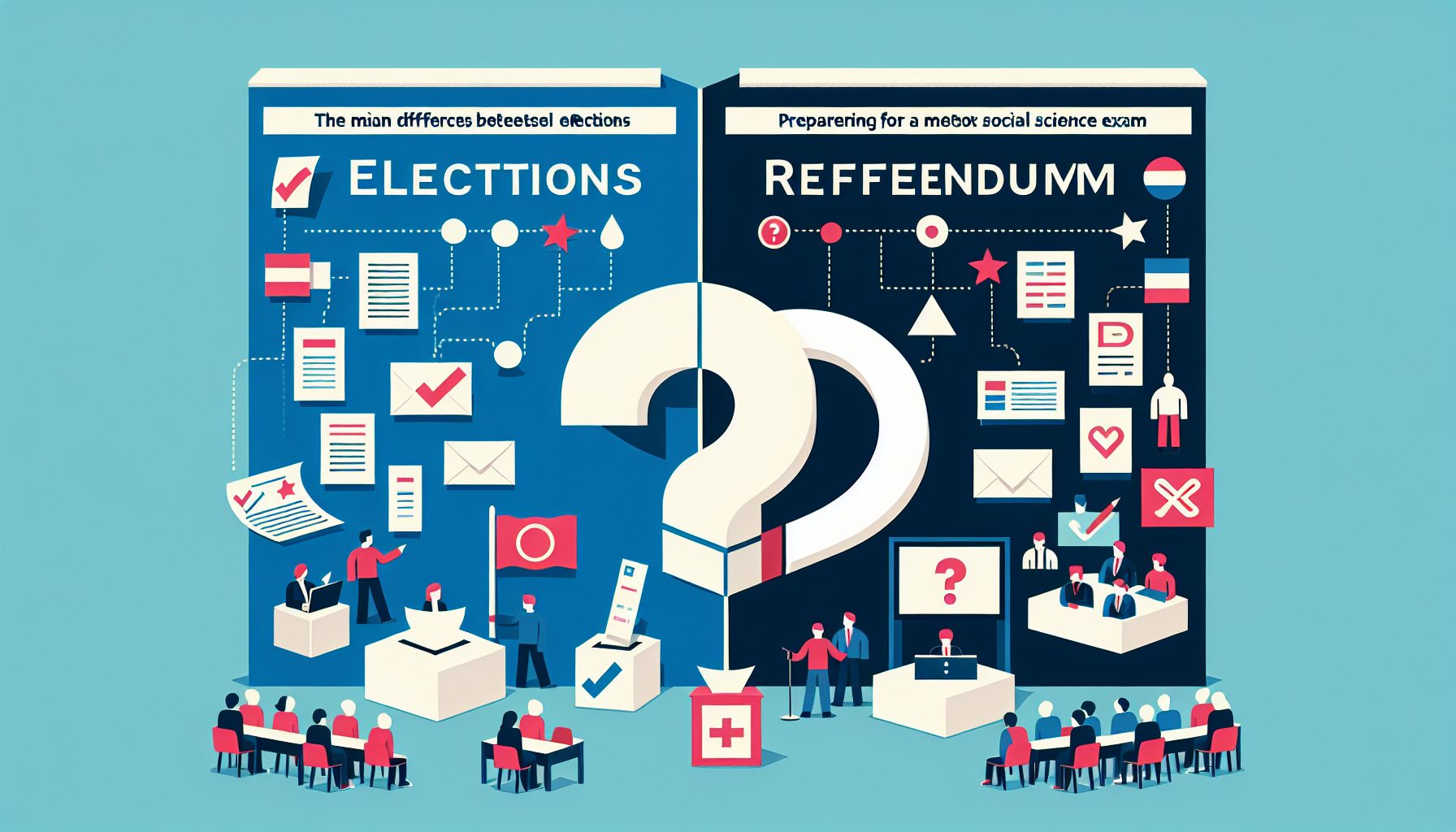 Главные отличия выборов и референдума