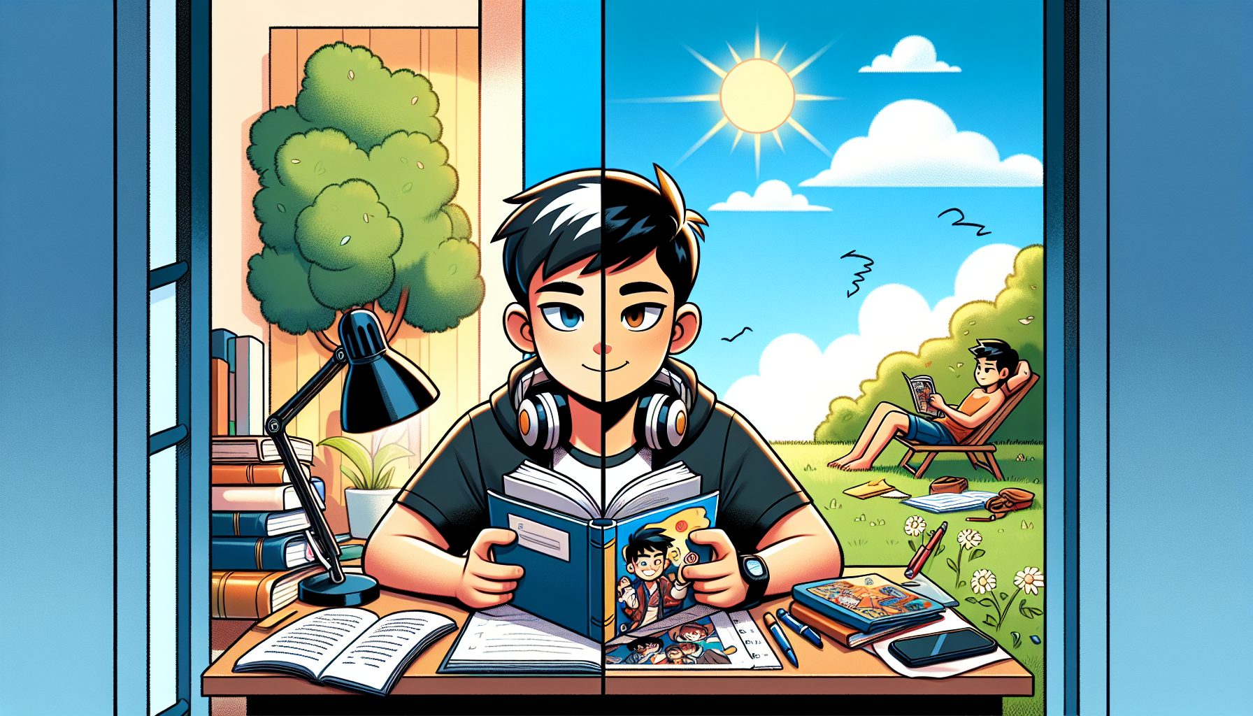 Баланс между учебой и отдыхом